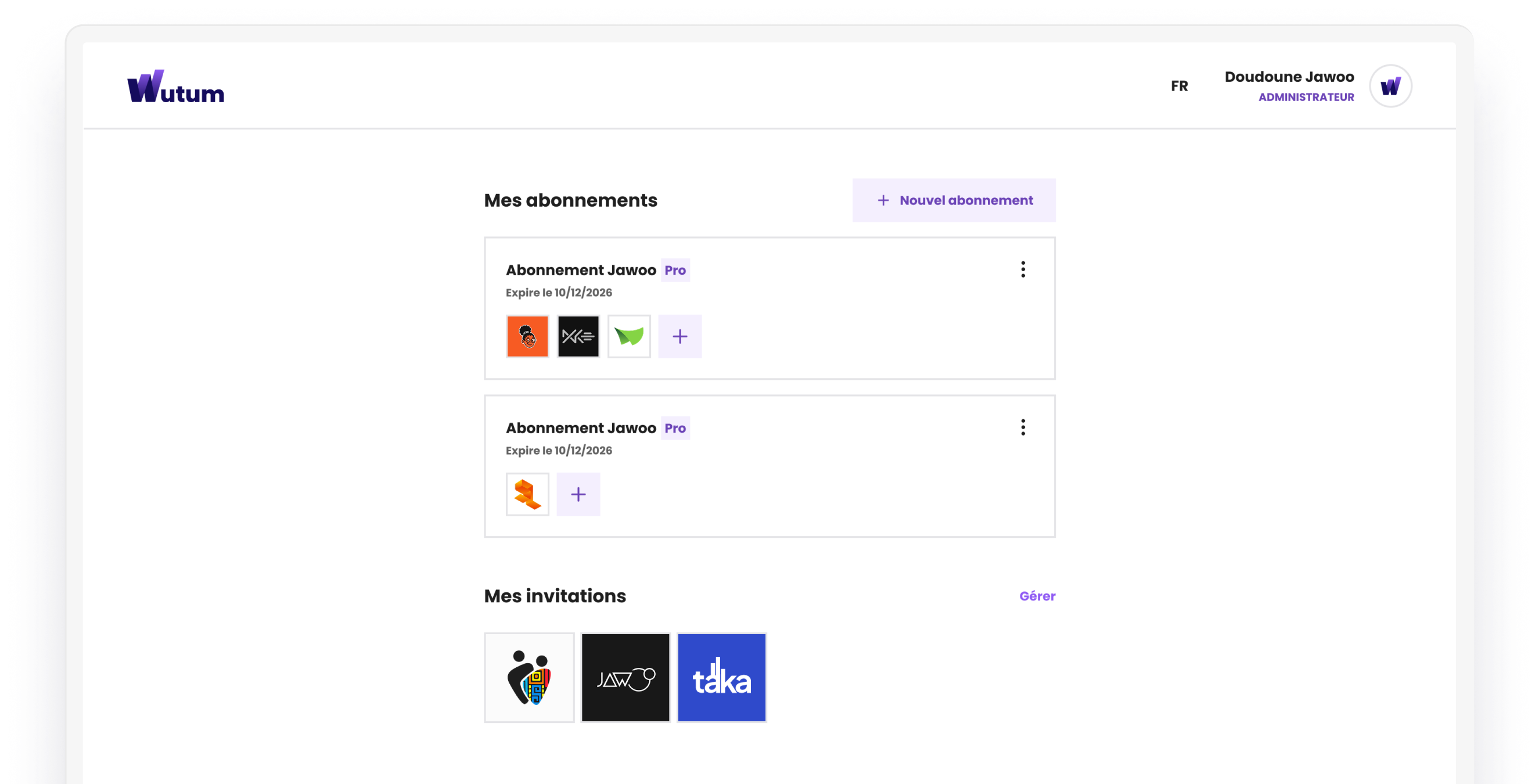 Wutum sur ordinateur